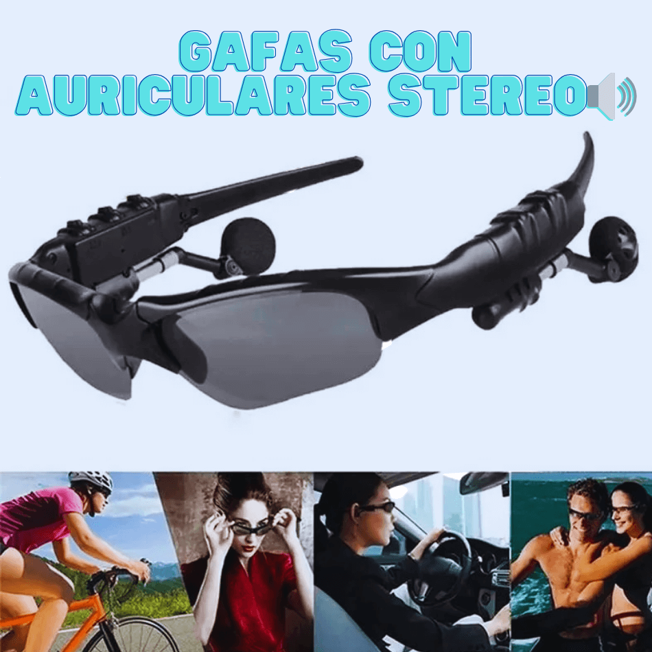 Gafas Bluetooth con Audio Inalámbrico | Estilo, Sonido y Libertad en un Solo Toque
