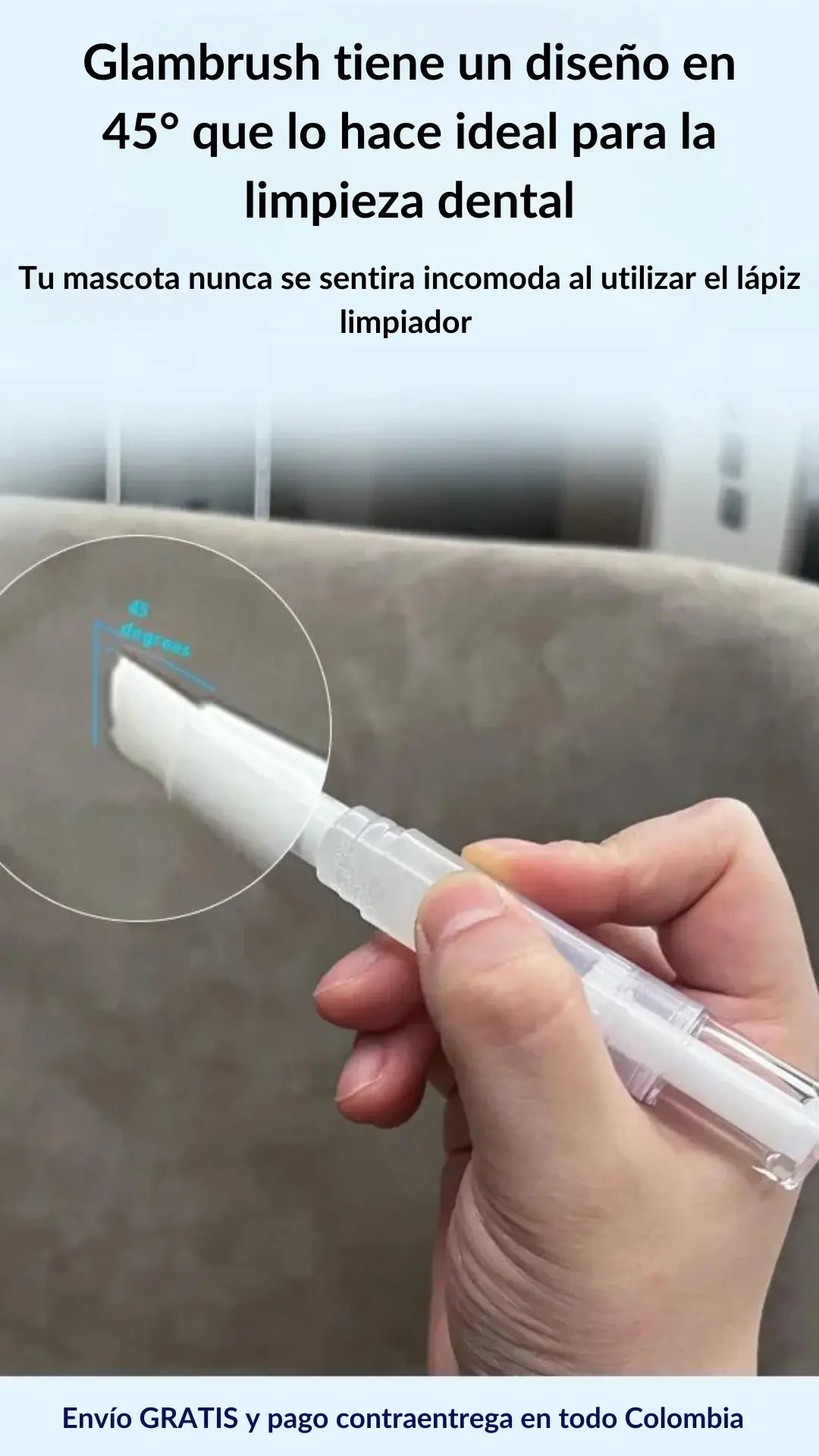CEPILLO DENTAL PARA MASCOTAS® + ENVÍO GRÁTIS
