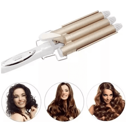 Pinza Onduladora Triple + Envío Grátis