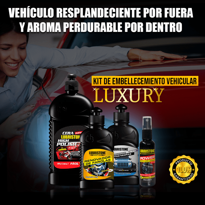 KIT PROFESIONAL DE LIMPIEZA Y BRILLO PARA AUTOS