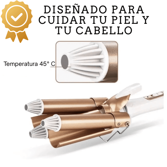 Pinza Onduladora Triple + Envío Grátis